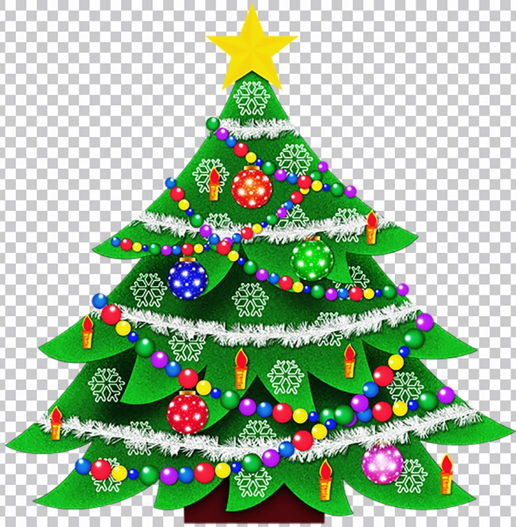 Feliz Árbol De Navidad Png Fondo Transparente Clipart