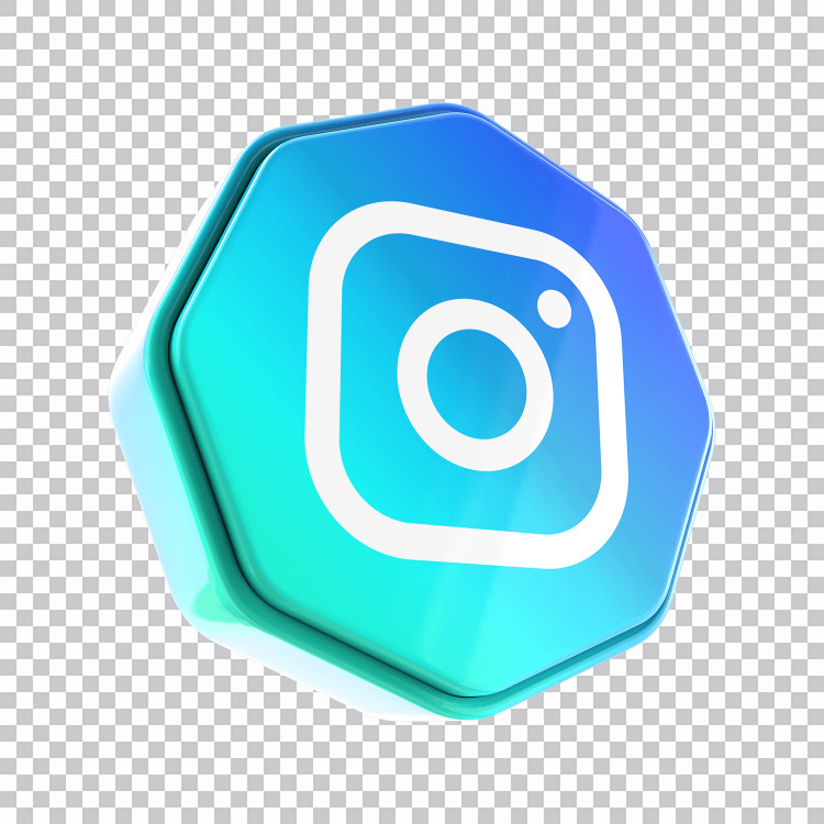 Instagram 3D Logo PNG Imágenes HD
