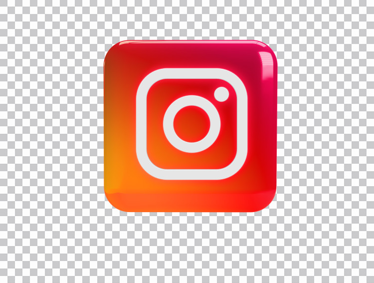 Rojo  D SQuare Instagram Logo PNG Imágenes