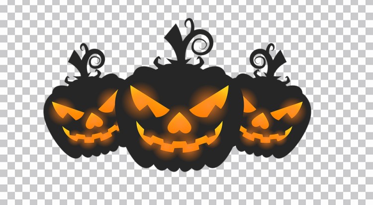 Tres Calabaza Cara Brillante Feliz Halloween Png Imágenes