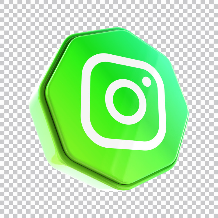 Verde Instagram  D Logo PNG Imágenes